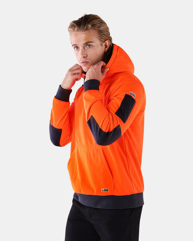BAD ELEMENTAL™ WATER RESISTANT BONDED MEMBRANE FLEECE HOODIE - BAD WORKWEAR