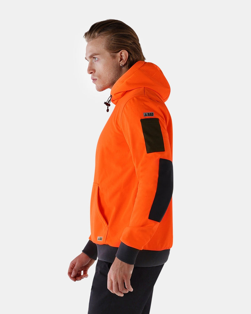 BAD ELEMENTAL™ WATER RESISTANT BONDED MEMBRANE FLEECE HOODIE - BAD WORKWEAR